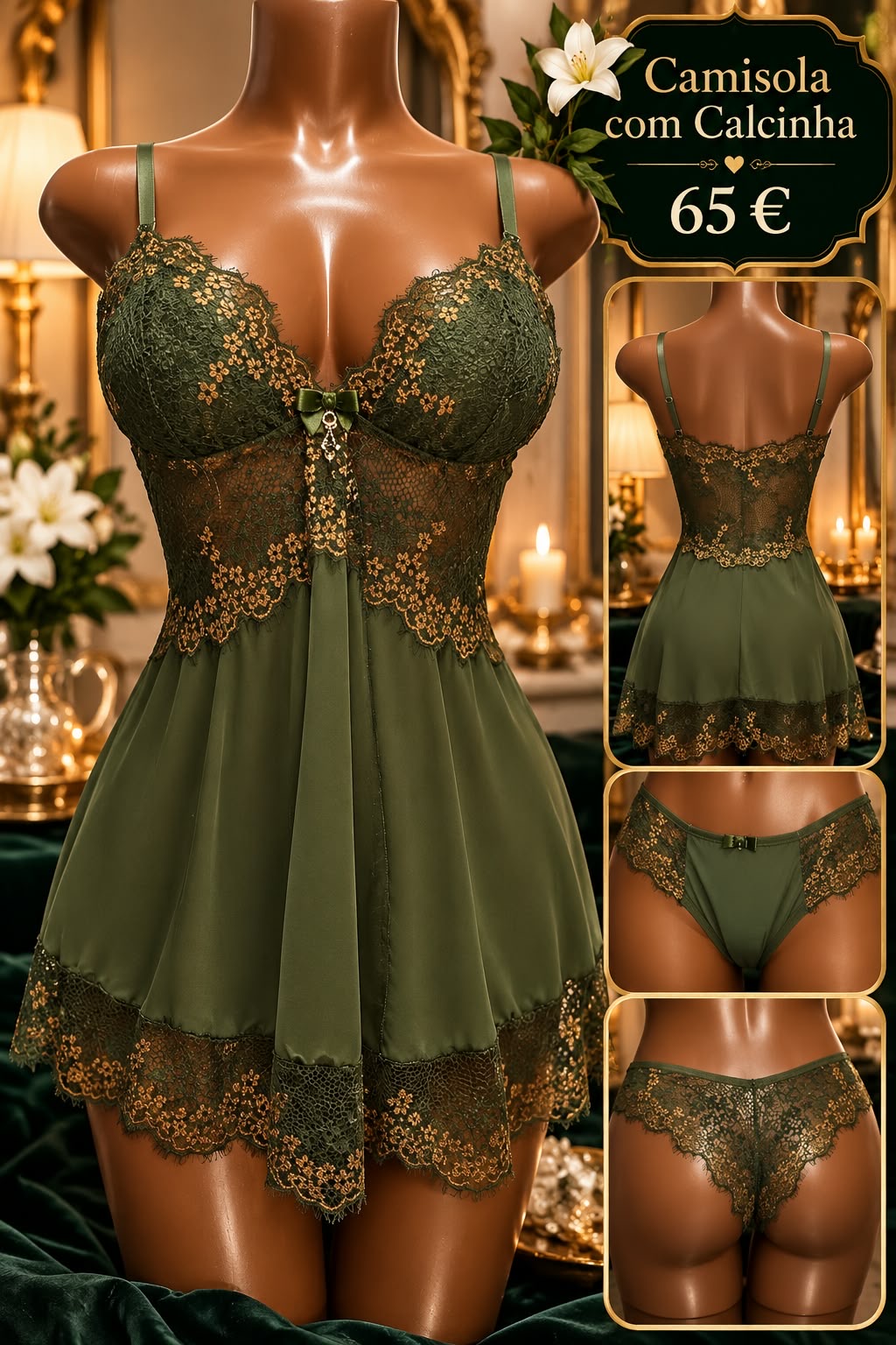 Camisola C/ calcinha