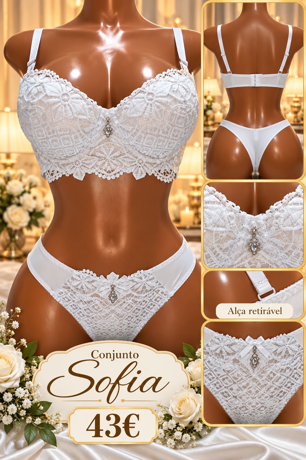 Conjunto Sofia Branco