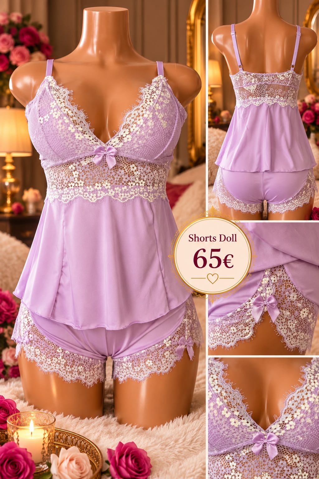 Short Doll Roxo